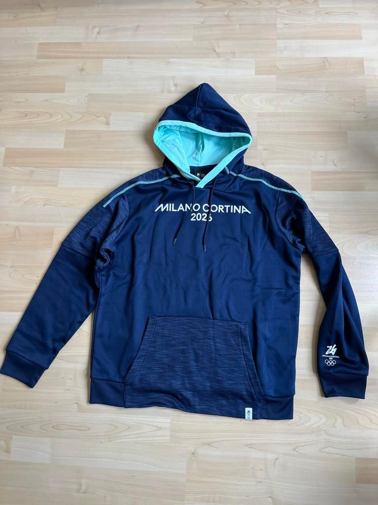 Originele Olympische Spelen Milano Cortina 2026 Hoody, Ophalen of Verzenden, Nieuw, Maat 52/54 (L), Blauw
