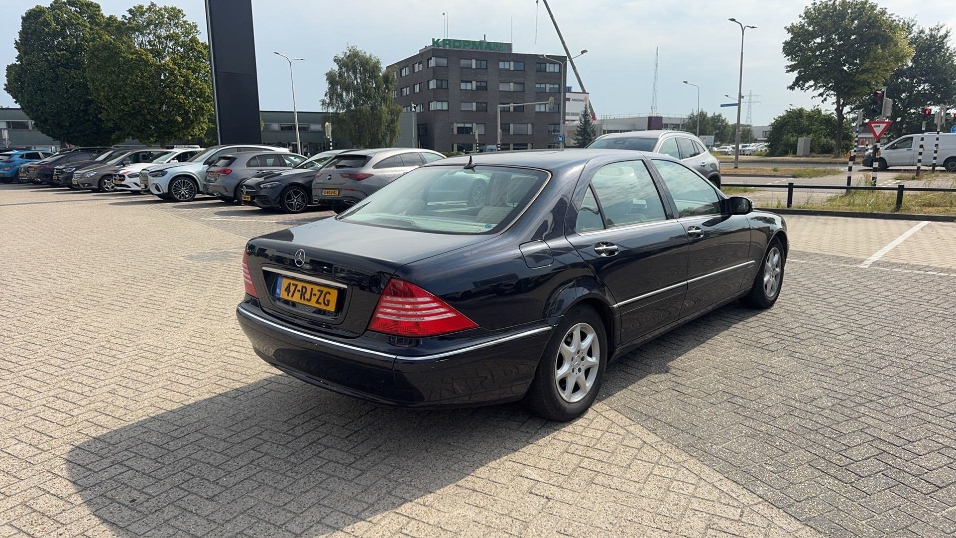 Mercedes-Benz S-klasse 500 Lang 306pk 1e eigenaar Full Optio, Auto's, Automaat, Achterwielaandrijving, Gebruikt, Blauw