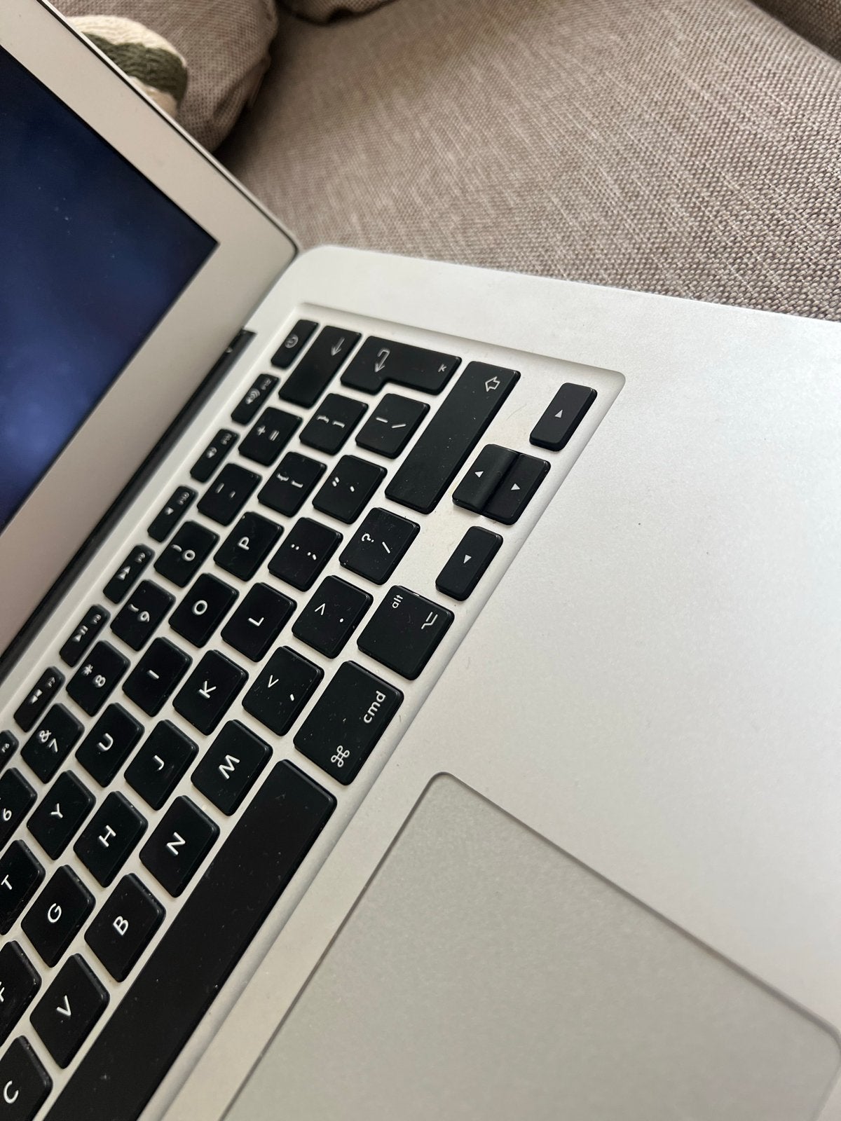 MacBook Air 13 inch 121GB, Computers en Software, Apple Macbooks, Ophalen, Gebruikt, Qwerty, 13 inch