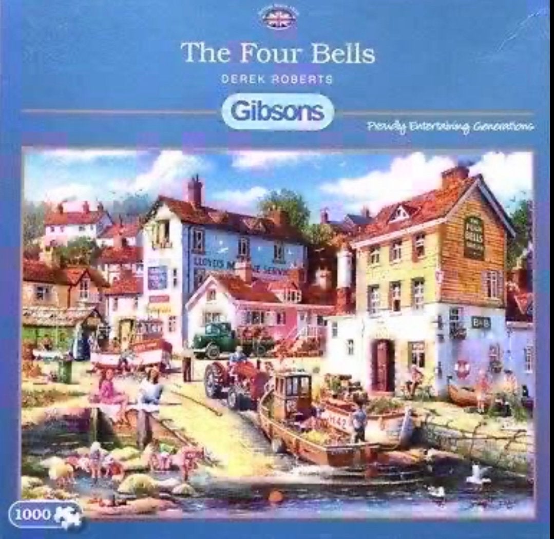 Gibsons - The Four Bells - Derek Roberts - 1000, Ophalen of Verzenden, 500 t/m 1500 stukjes, Zo goed als nieuw, Legpuzzel
