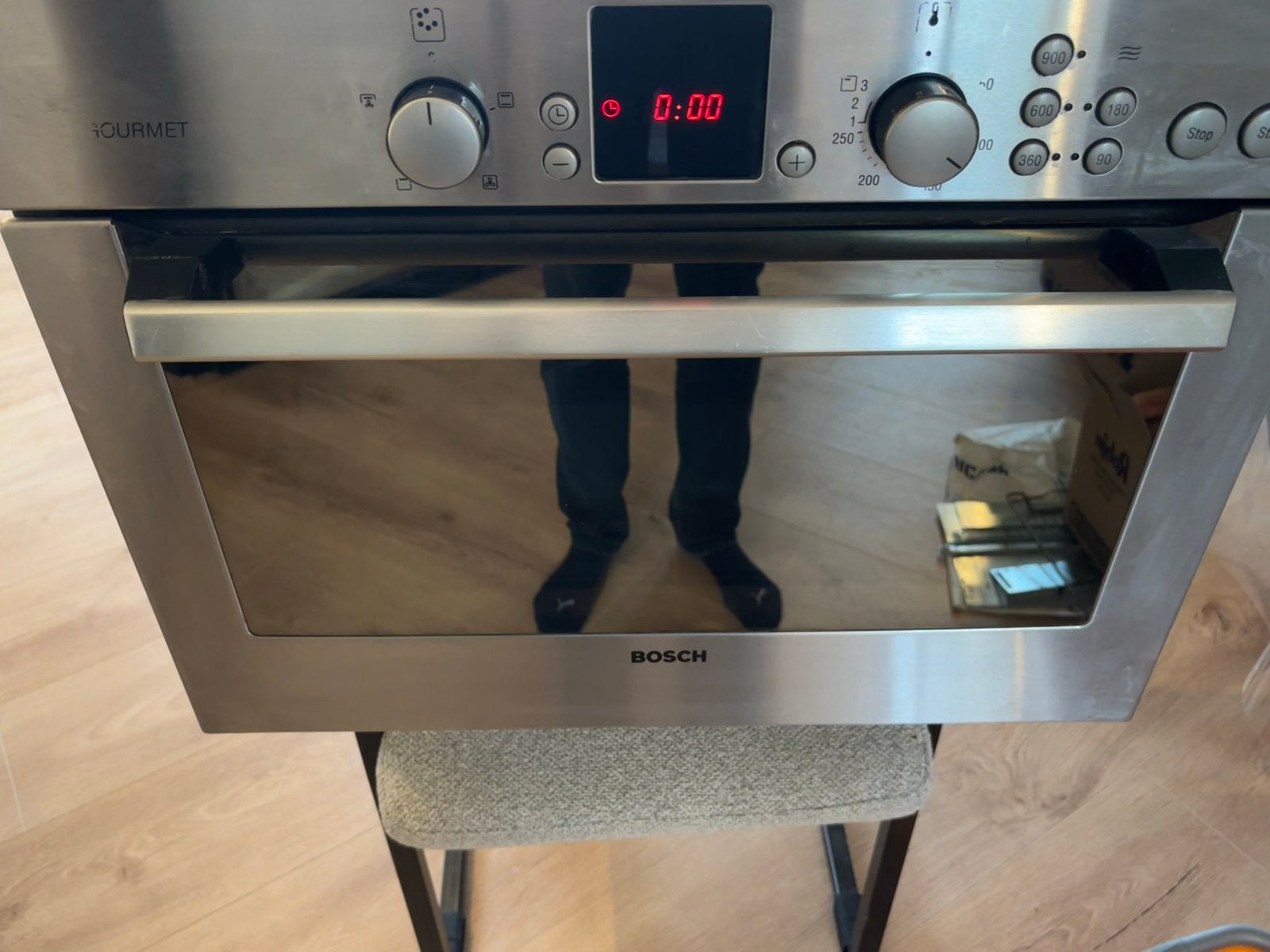 Bosch Gourmet Oven & magnetron - compleet schoongemaakt!, Witgoed en Apparatuur, Ovens, Ophalen, 45 tot 50 cm, Oven, Hete lucht