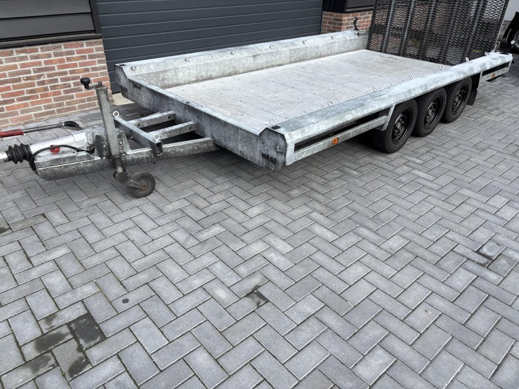 Hulco Terrax Machinetransporter oprijwagen aanhanger 2018, Auto diversen, Aanhangers en Bagagewagens, Gebruikt