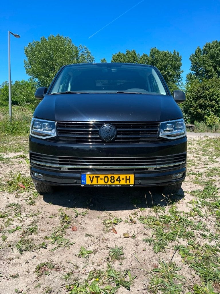 VW Transporter T6 DSG L1H1 Black Edition Marge, Auto's, Euro 5, Zwart, 4 cilinders, Volkswagen