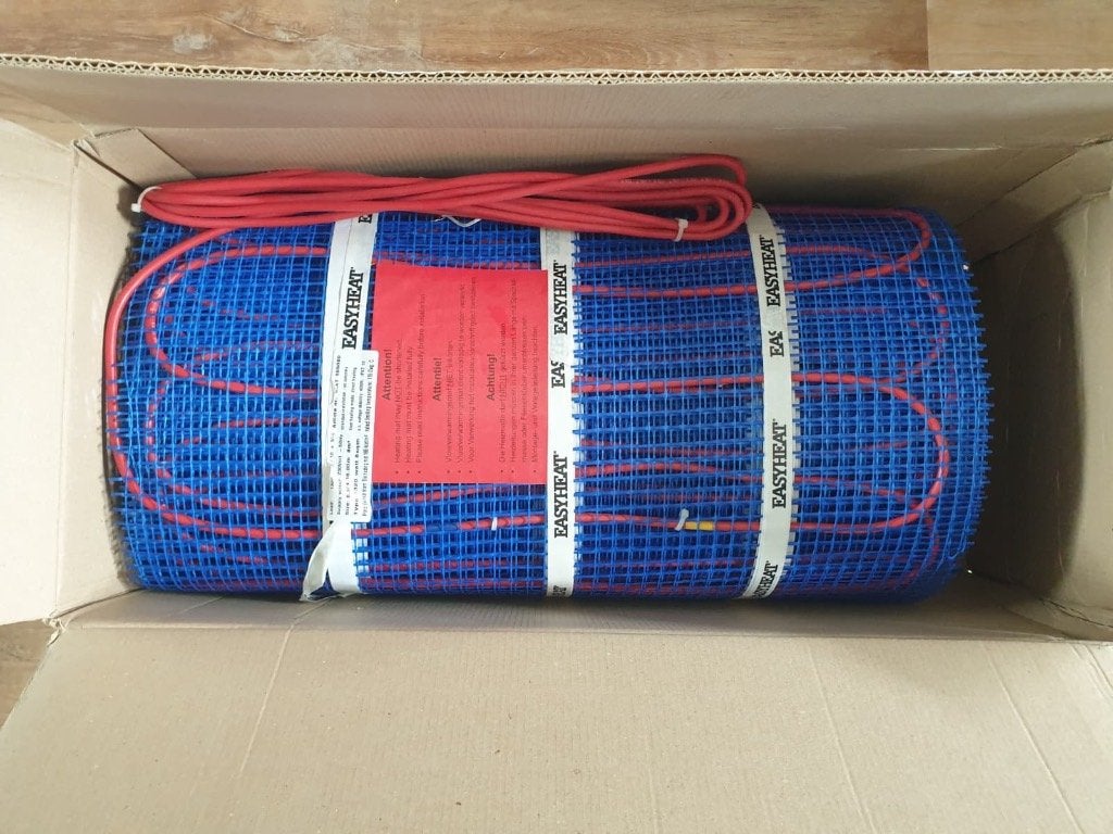 Easyheat elektrische vloerverwarming 8m2 + evt. thermostaat, Ophalen of Verzenden, Nieuw
