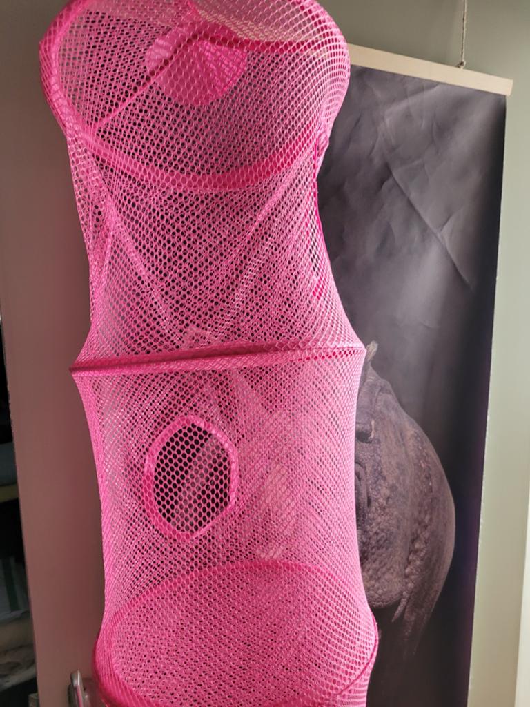 Roze kinder speelgoed opbergnet roze kinderkleed enz., Ophalen of Verzenden, Zo goed als nieuw, Jongen of Meisje