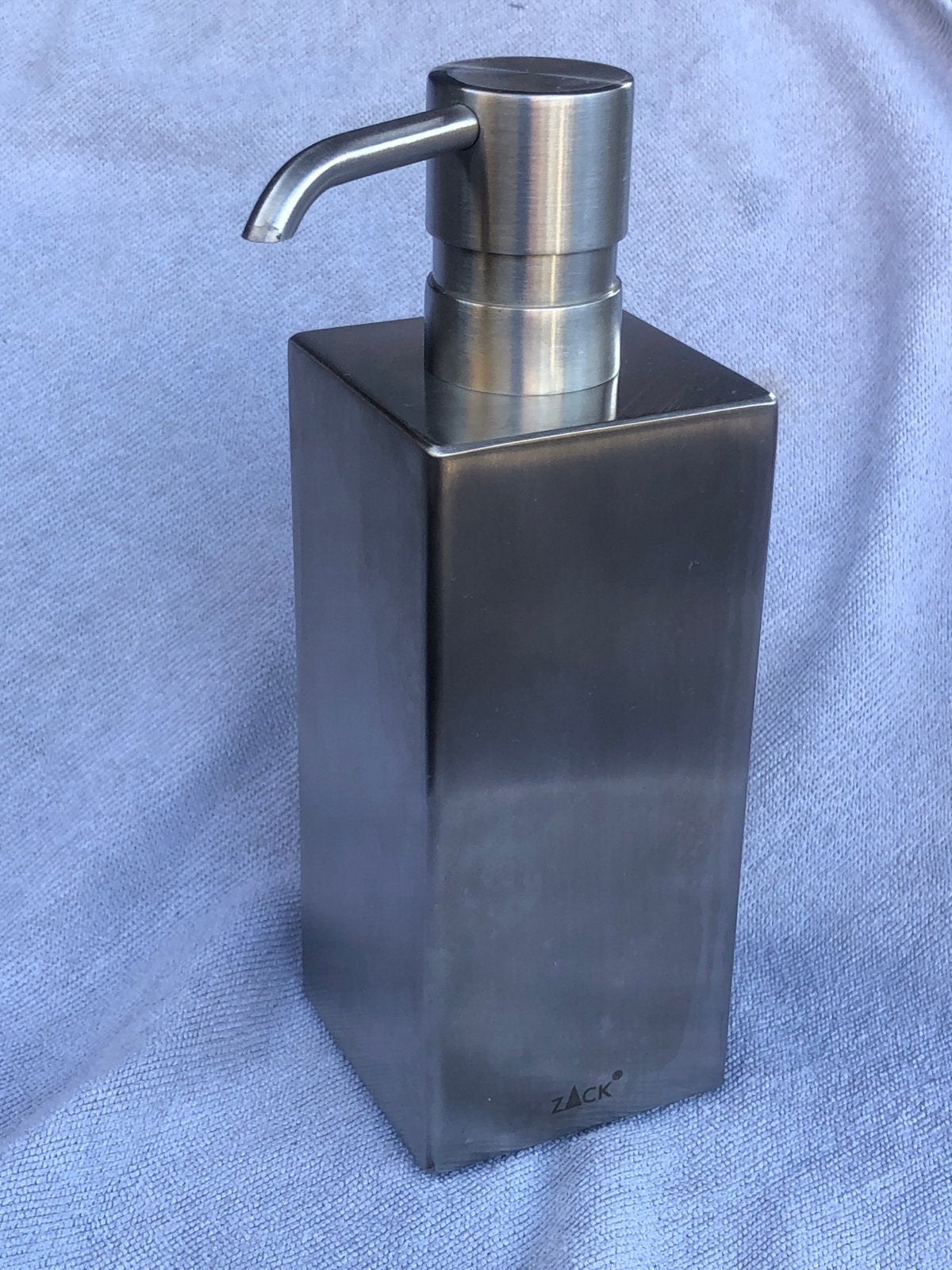 ZACK Zeepdispenser zeeppompje vierkant RVS (3 stuks), Overige kleuren, Overige merken, Zo goed als nieuw, Zeepdispenser/zeepbakje