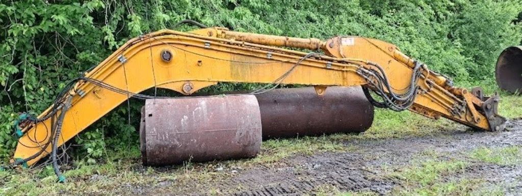 Graafarm Hyundai 250 incl. Hydraulische Snelwissel, Ophalen, Gebruikt