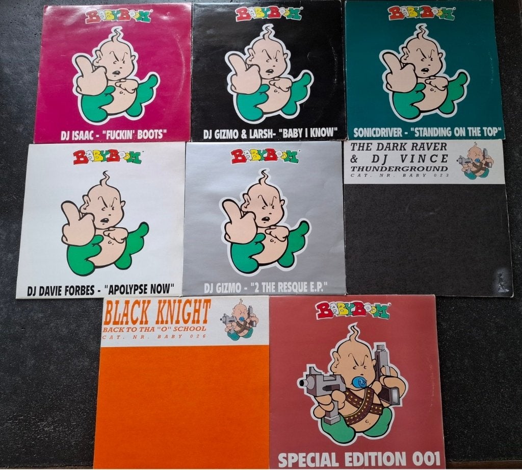 Hardcore vinyl - Babyboom Records, Gebruikt, 1990 - 1999, Overige genres, Ophalen of Verzenden