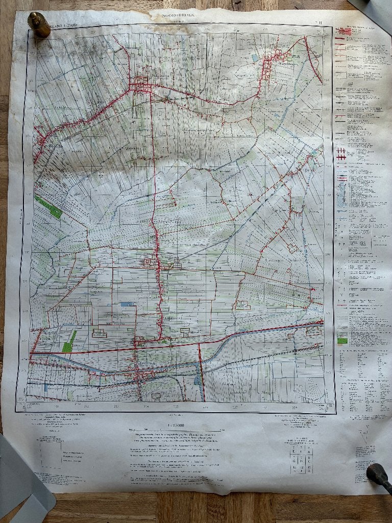 Cartografie, Gelezen, Ophalen of Verzenden, Landkaart, 1800 tot 2000