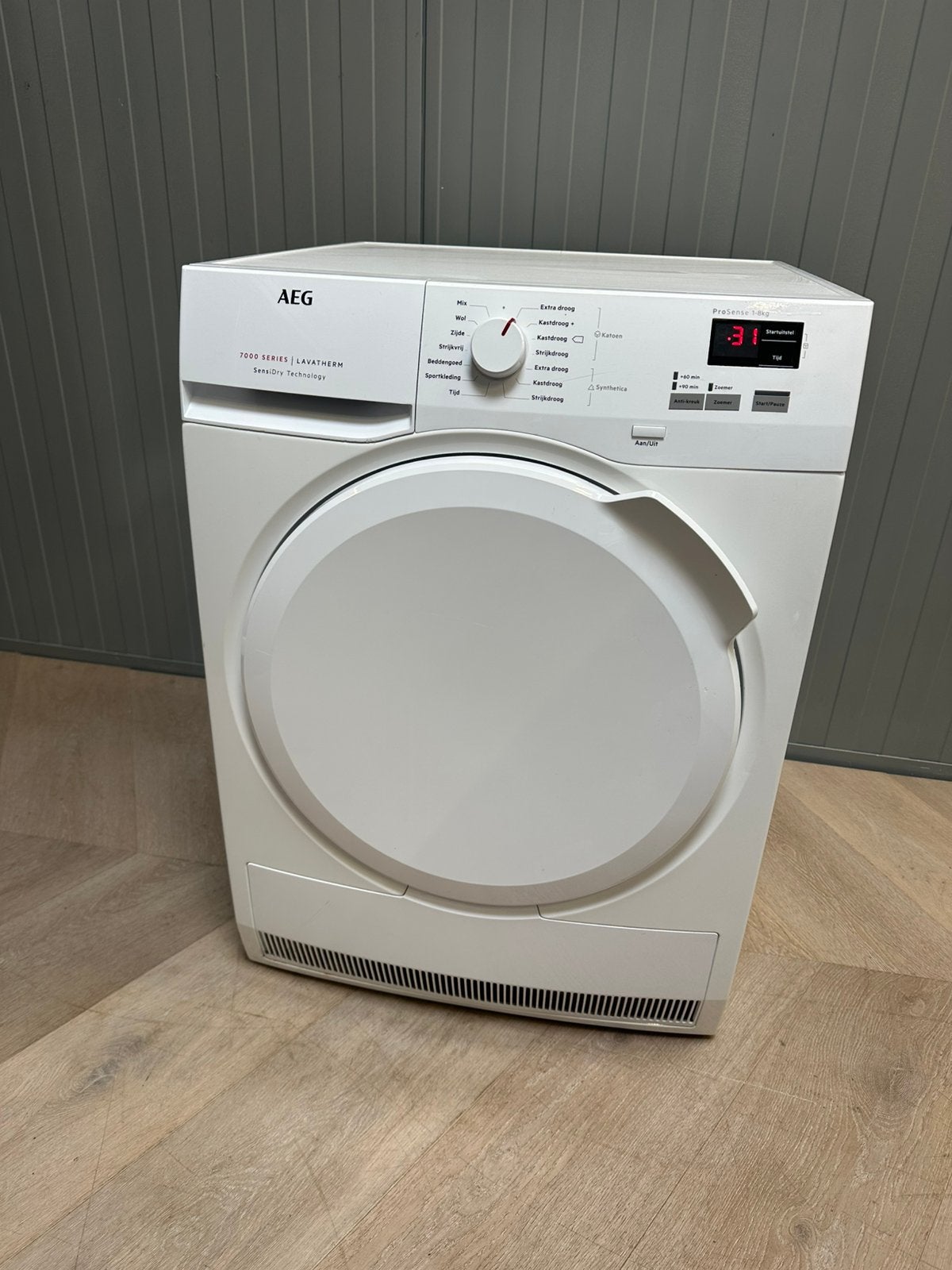 Aeg 7000 series Warmtepompdroger 8Kg A+++ incl Garantie, Aeg, Overige typen, 8 tot 10 kg, Ophalen of Verzenden