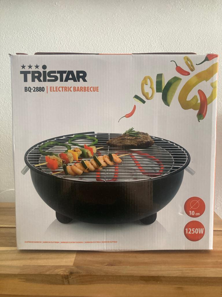 Tristar BQ-2880 Elektrische Barbecue - Rookvrij Grillen, Tuin en Terras, Elektrische barbecues, Nieuw, Ophalen of Verzenden
