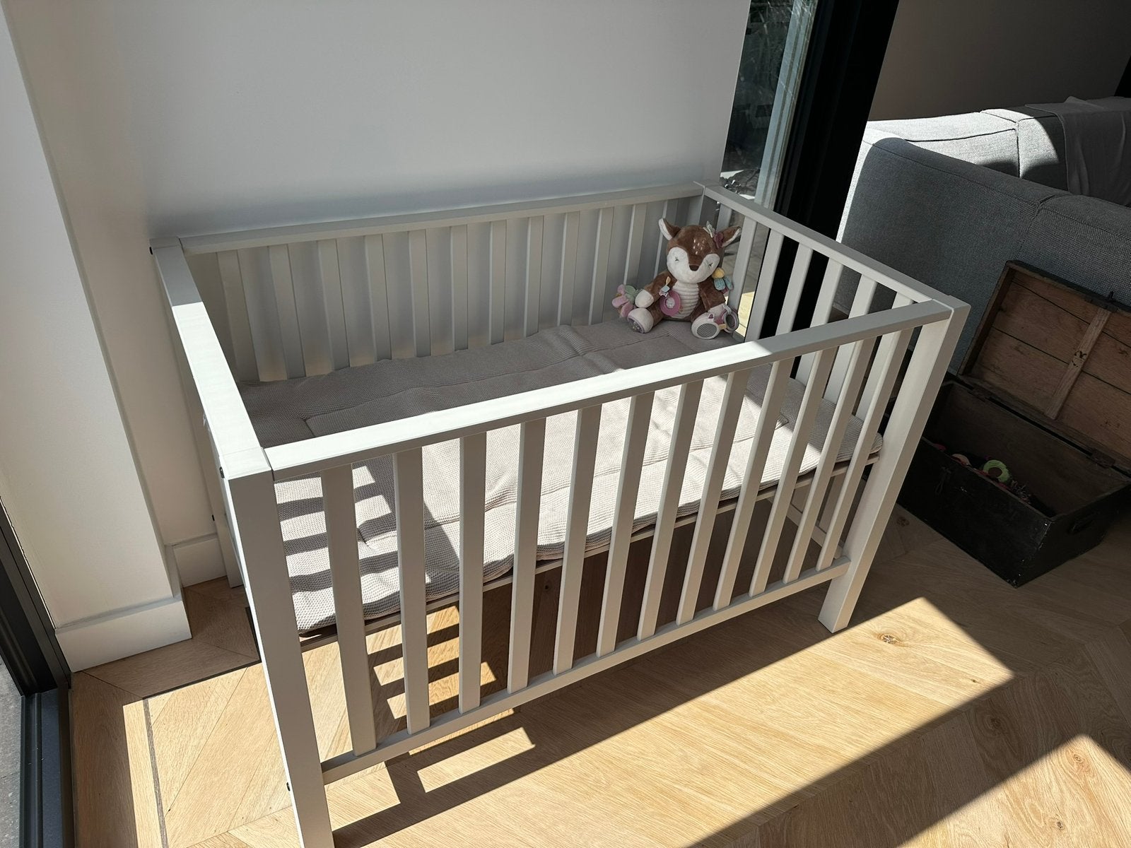 Europe Baby Casper Tweelingbox Oatmeal. Zo goed als nieuw, Kinderen en Baby's, Boxen, Ophalen of Verzenden, Zo goed als nieuw