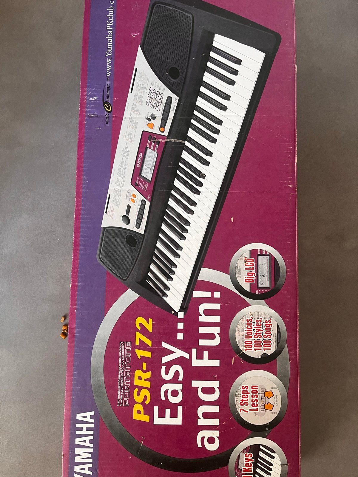 Yamaha PSR-172 Keyboard met boeken - Ideaal voor beginners, Muziek en Instrumenten, Keyboards, Ophalen, Yamaha, Aanslaggevoelig