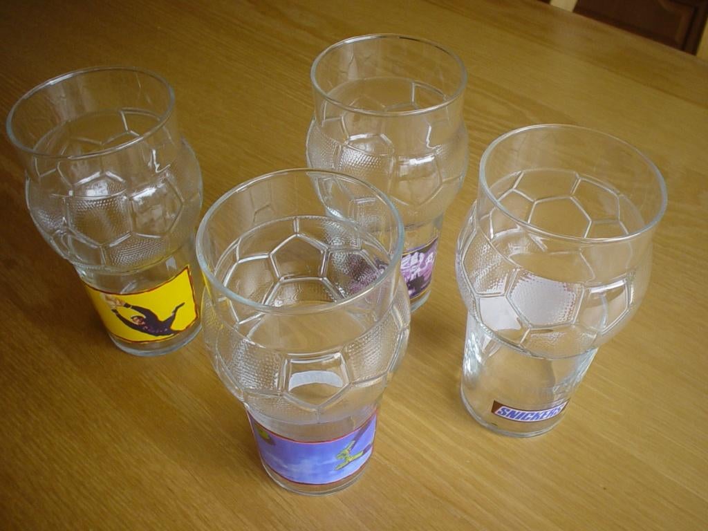 4 drinkglazen, Verzamelen, Ophalen of Verzenden, Nieuw, Overige typen