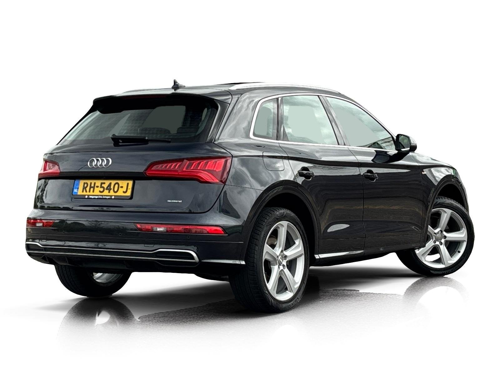 Audi Q5 2.0 TFSI 252PK Quattro S-Line ✅ Pano ✅ Camera, Automaat, Stof, Gebruikt, 4 cilinders