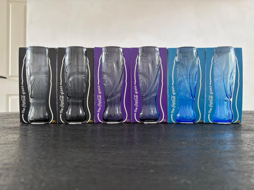Coca-Cola Glazen McDonald's Collectie - 6 stuks, Ophalen, Zo goed als nieuw