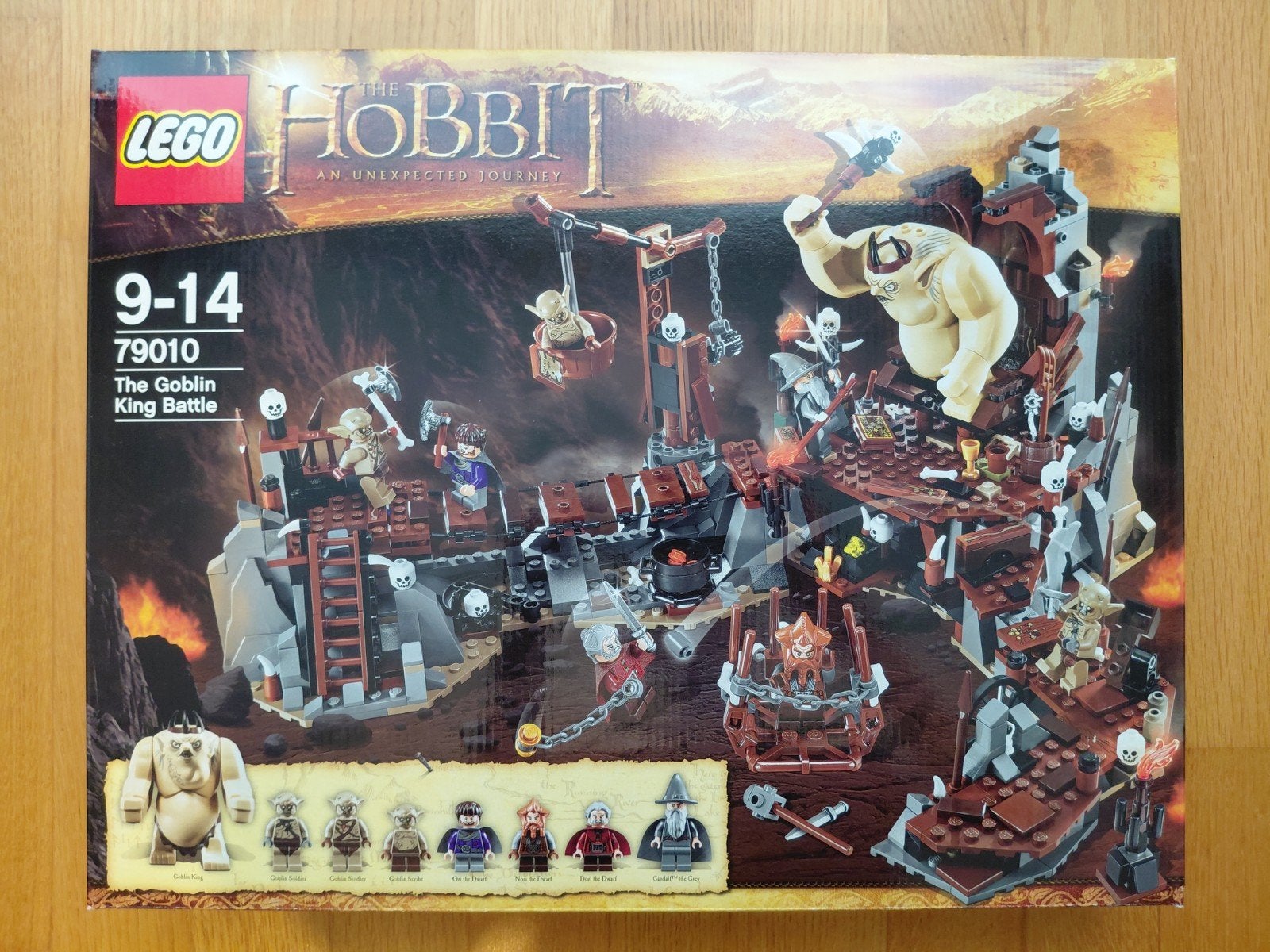 Lego The Hobbit 79010 The Goblin King Battle NIEUW, Overige thema's, Lego, Nieuw, Ophalen of Verzenden