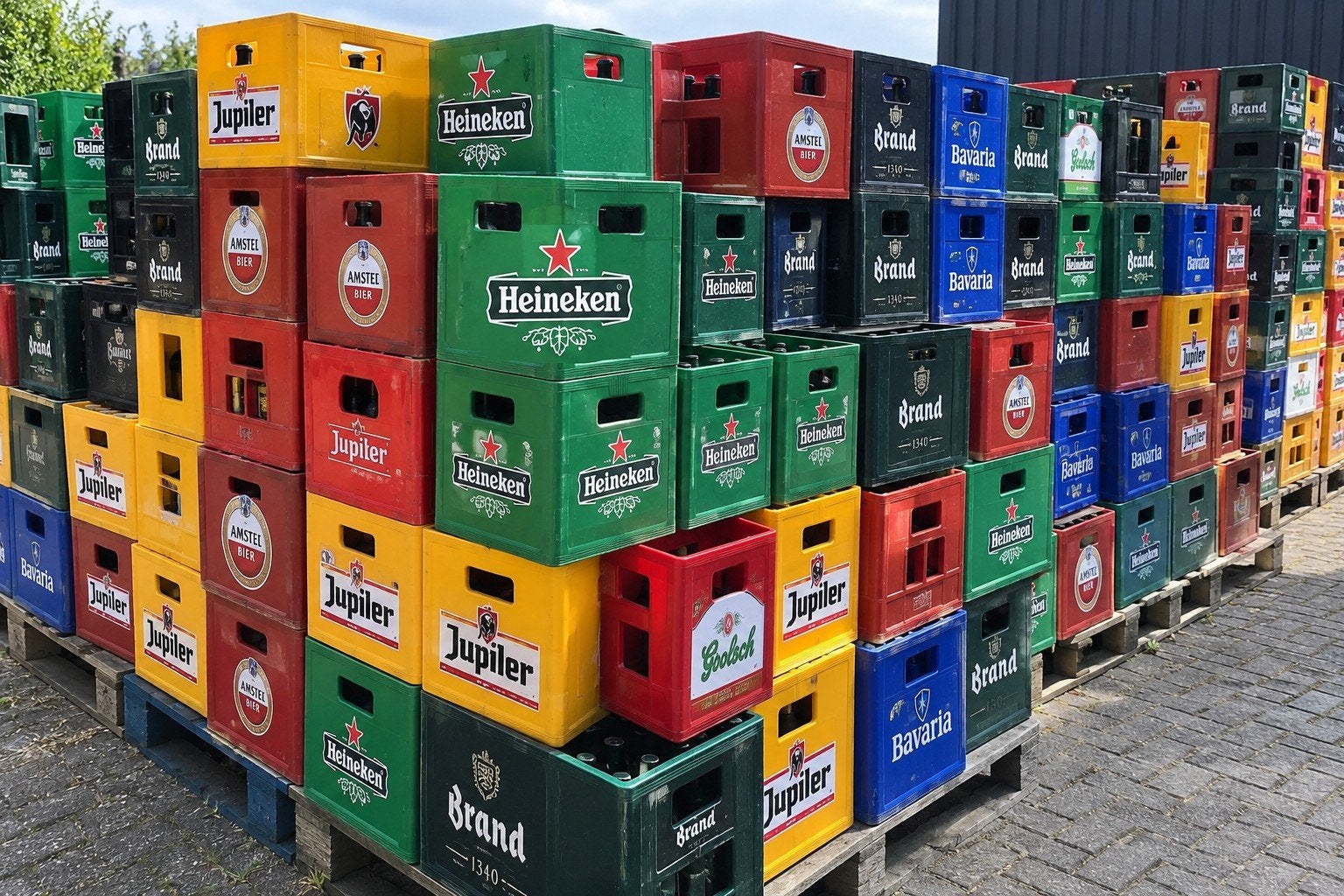 Gezocht: 400 lege bierkratten, Minder dan 50 cm, Ophalen of Verzenden, Krat, Maakt niet uit
