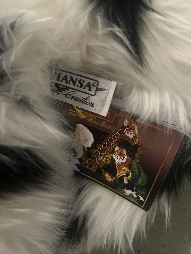 Hansa Sneeuwluipaard Knuffel 66 cm - Realistisch Model, Kinderen en Baby's, Speelgoed | Knuffels en Pluche, Overige merken, Overige karakters