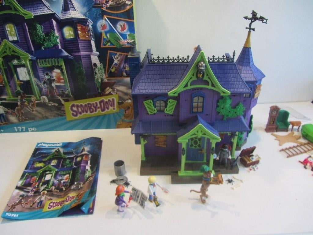 Playmobil Scooby-Doo spookhuis in Mystery Mansion – 70361, Ophalen of Verzenden, Gebruikt, Los playmobil