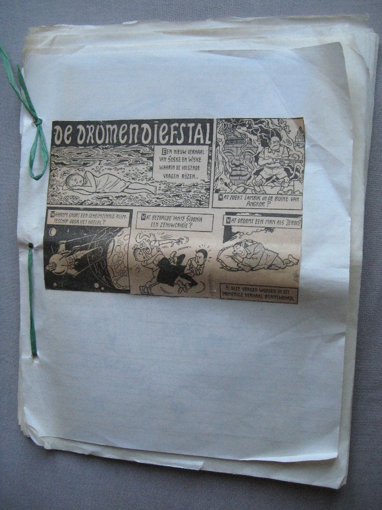 Krantenstrip Suske en Wiske - De Dromendiefstal (1969 ?), Verzamelen, Ophalen of Verzenden, Suske en Wiske, Gebruikt, Overige typen