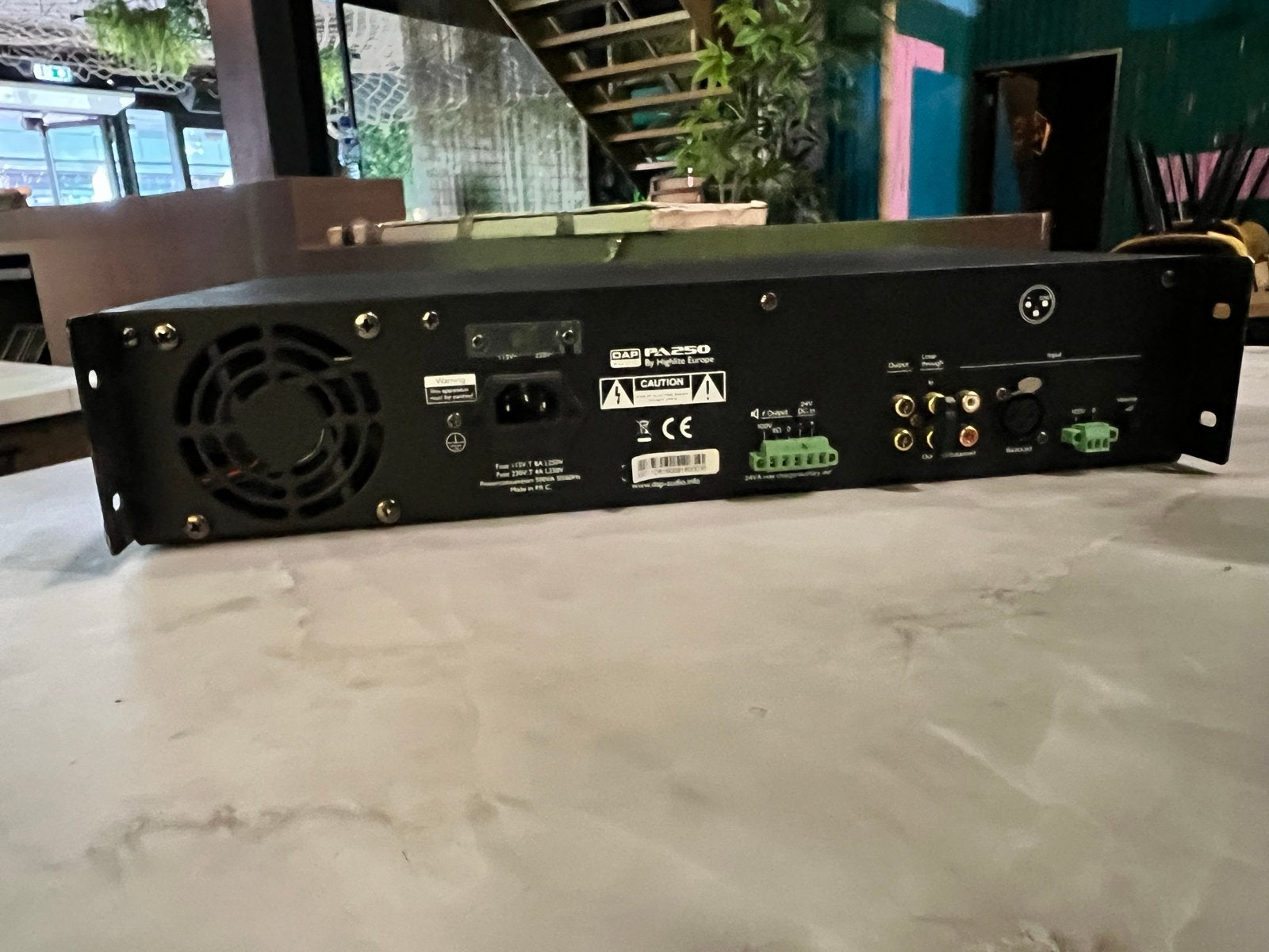 DAP Audio PA250 Versterker - Professionele Audio Oplossing, Overige merken, Ophalen of Verzenden, 120 watt of meer, Gebruikt