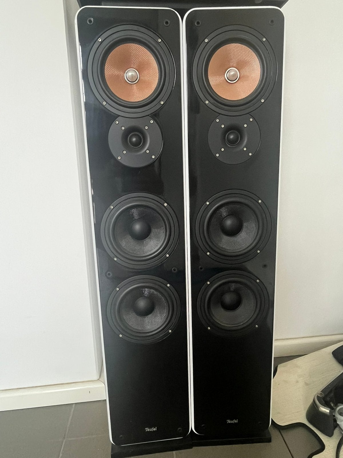 Teufel ultima 40 mk2, Audio, Tv en Foto, Vloerstaande luidspreker, 120 tot 150 watt, Zo goed als nieuw, Ophalen