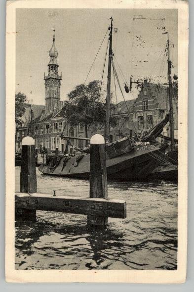 Veere hoogaars ARM 33 st 1959, Ophalen of Verzenden, 1940 tot 1960, Gelopen, Zeeland