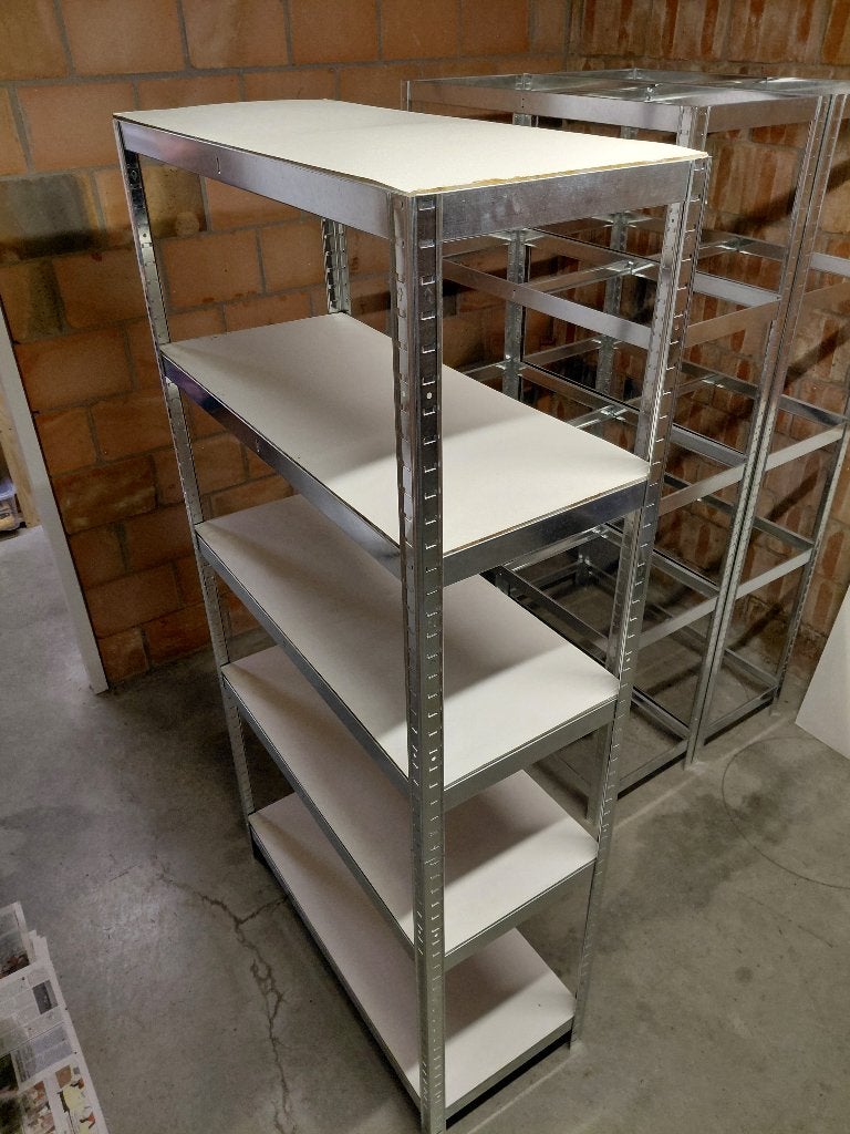 Stellingkasten, 3 stuks, gemonteerd, metaal, 180 x 90 x 40, Huis en Inrichting, Ophalen, Nieuw