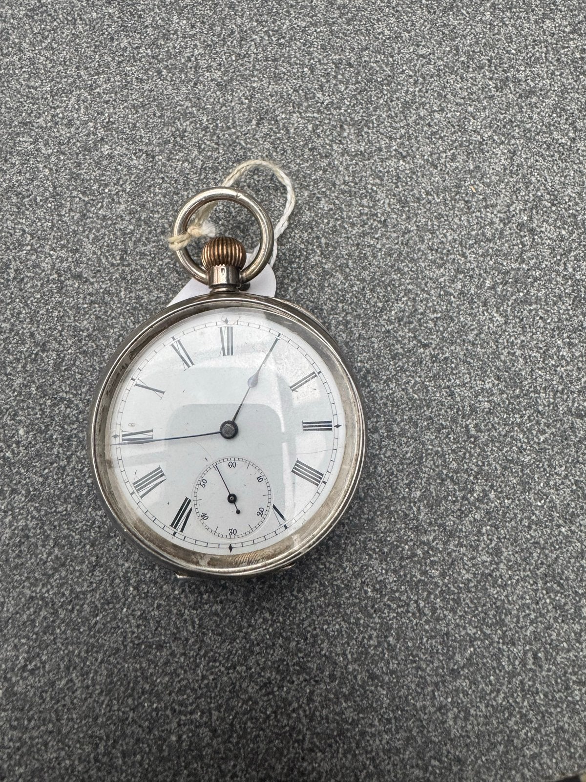 Zakhorloge - vermoedelijk Vroege Omega - Zilveren Kast (935), Ophalen of Verzenden