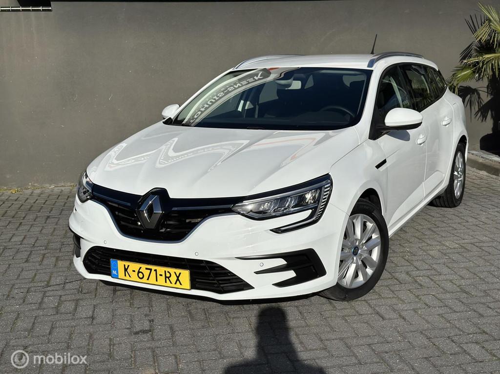 Renault Megane Estate 1.6 E-Tech Plug-In Hybrid 160 Business, Auto's, Renault, 77 km/l, Gebruikt, 4 cilinders, Wit