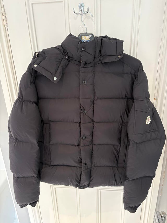 Moncler Vezere Winterjas Maat XL, Ophalen, Moncler, Zwart, Maat 56/58 (XL)