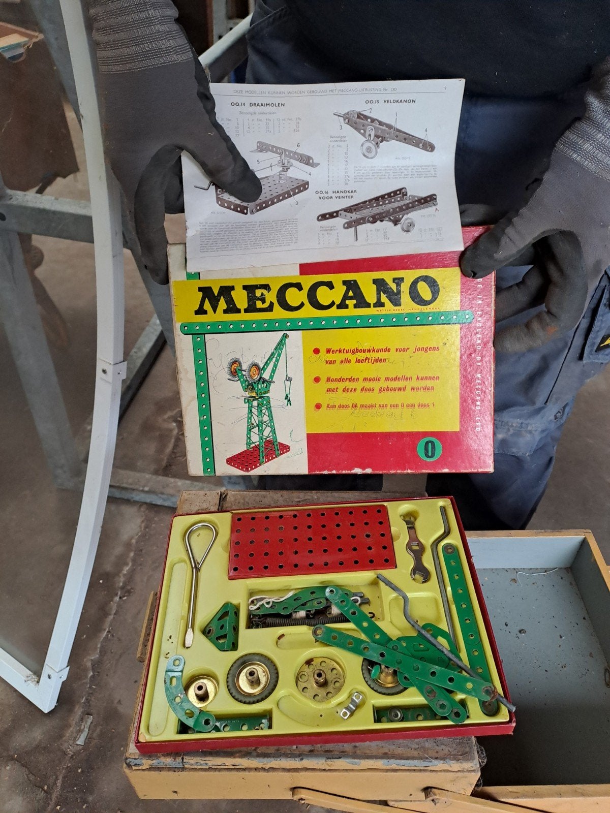 Vintage Meccano Constructieset - Compleet met Handleiding, Ophalen of Verzenden