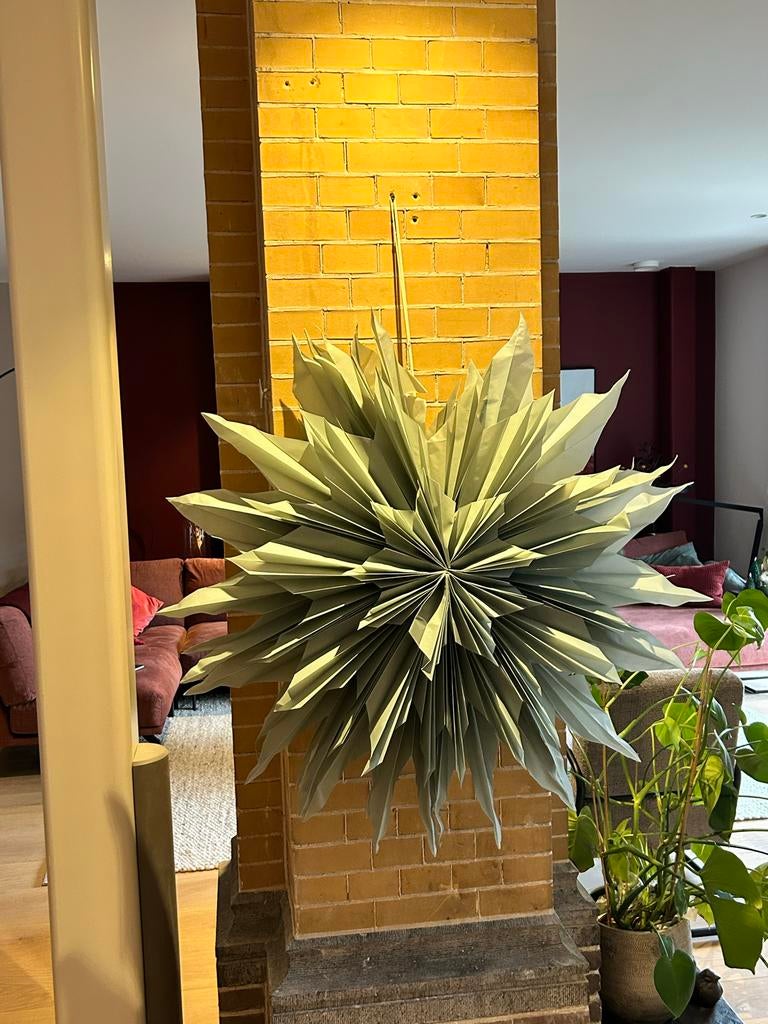 Decoratieve papieren lamp - Home bound by Ky., Ophalen, Zo goed als nieuw, Overige materialen