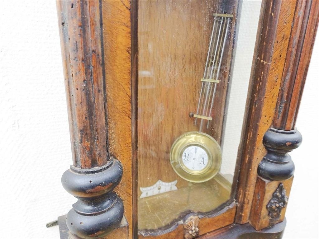 Houten wandklok 39973, Ophalen of Verzenden, Gebruikt, Wandklok