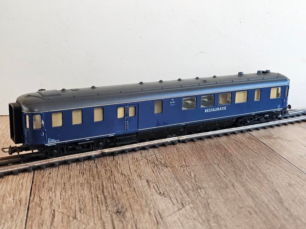 Modeltrein Ho roco NS rijtuig bagage, Gelijkstroom, Wagon, Ophalen of Verzenden, NS