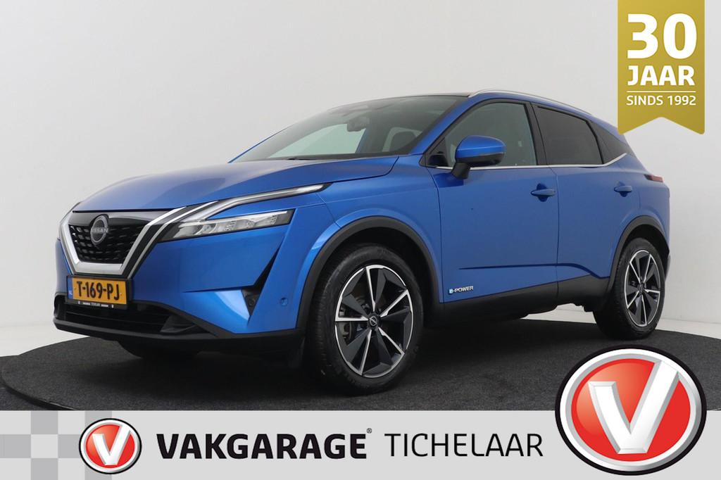 Nissan Qashqai 1.5 e-Power Tekna | Trekhaak | Panoramadak |, Auto's, Nissan, Bedrijf, Te koop, Qashqai, 360° camera, ABS, Achteruitrijcamera