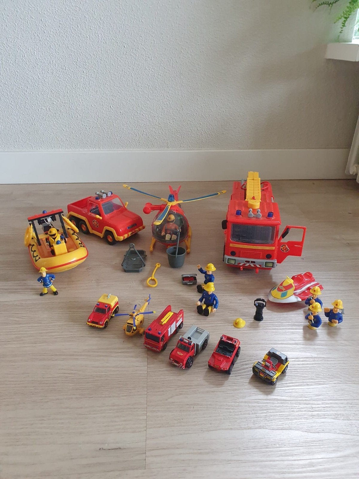 Brandweerman Sam speelgoedset, Kinderen en Baby's, Ophalen, Zo goed als nieuw