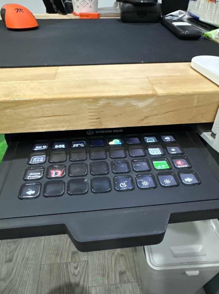 Elgato streamdeck XL uitschuifbare beugel voor onder bureau, Inklapbaar, Houder/standaard, Nieuw, PC