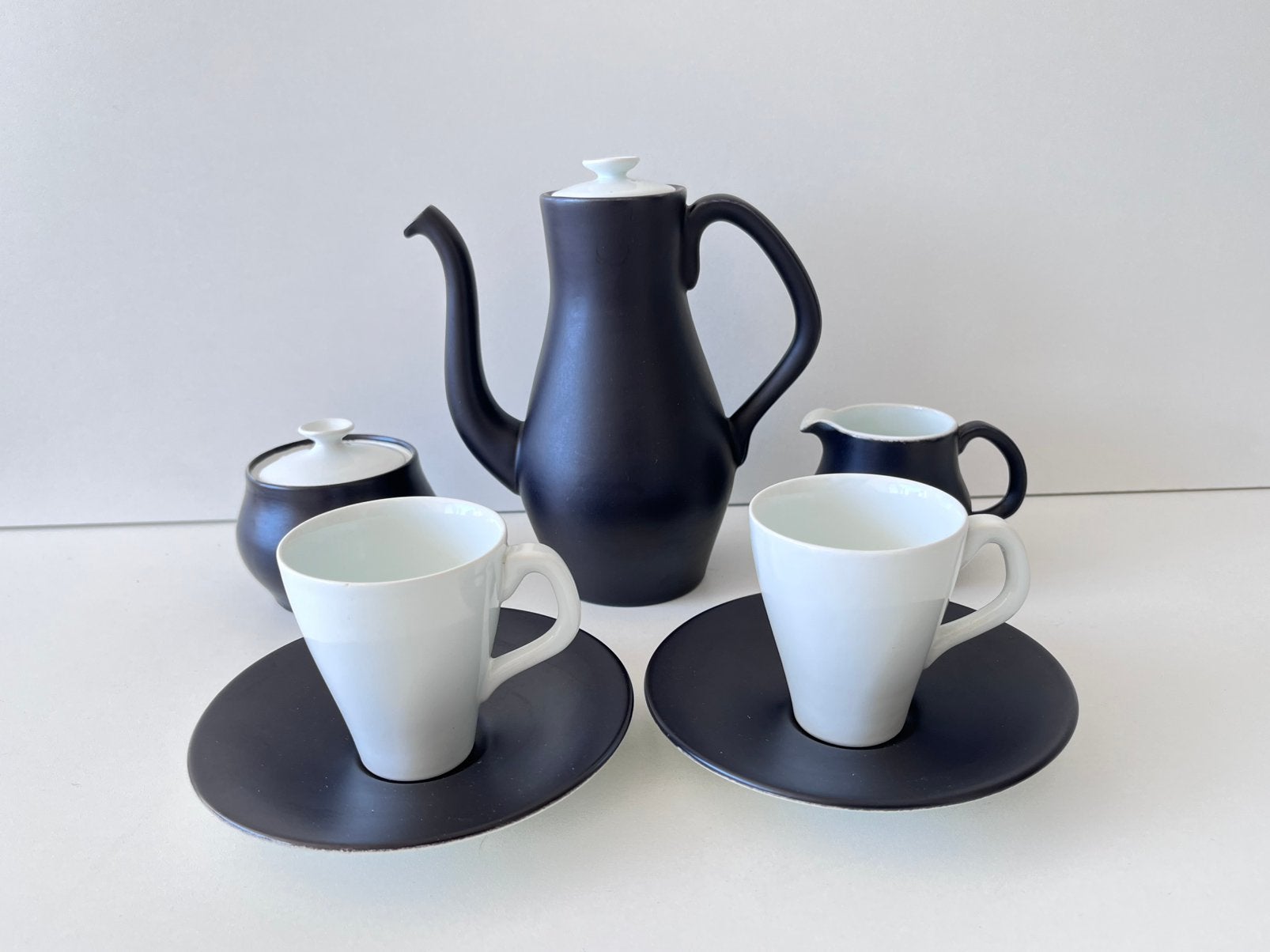 Gouda holland mokka servies goedewagen, Antiek en Kunst, Ophalen of Verzenden