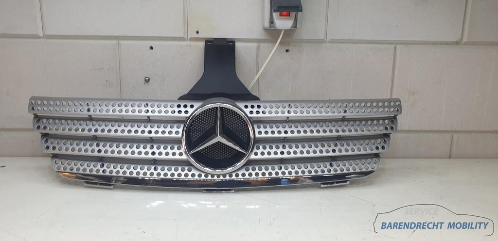 Mercedes CL203 W203 sportcoupe grille zilver geperforeerd av