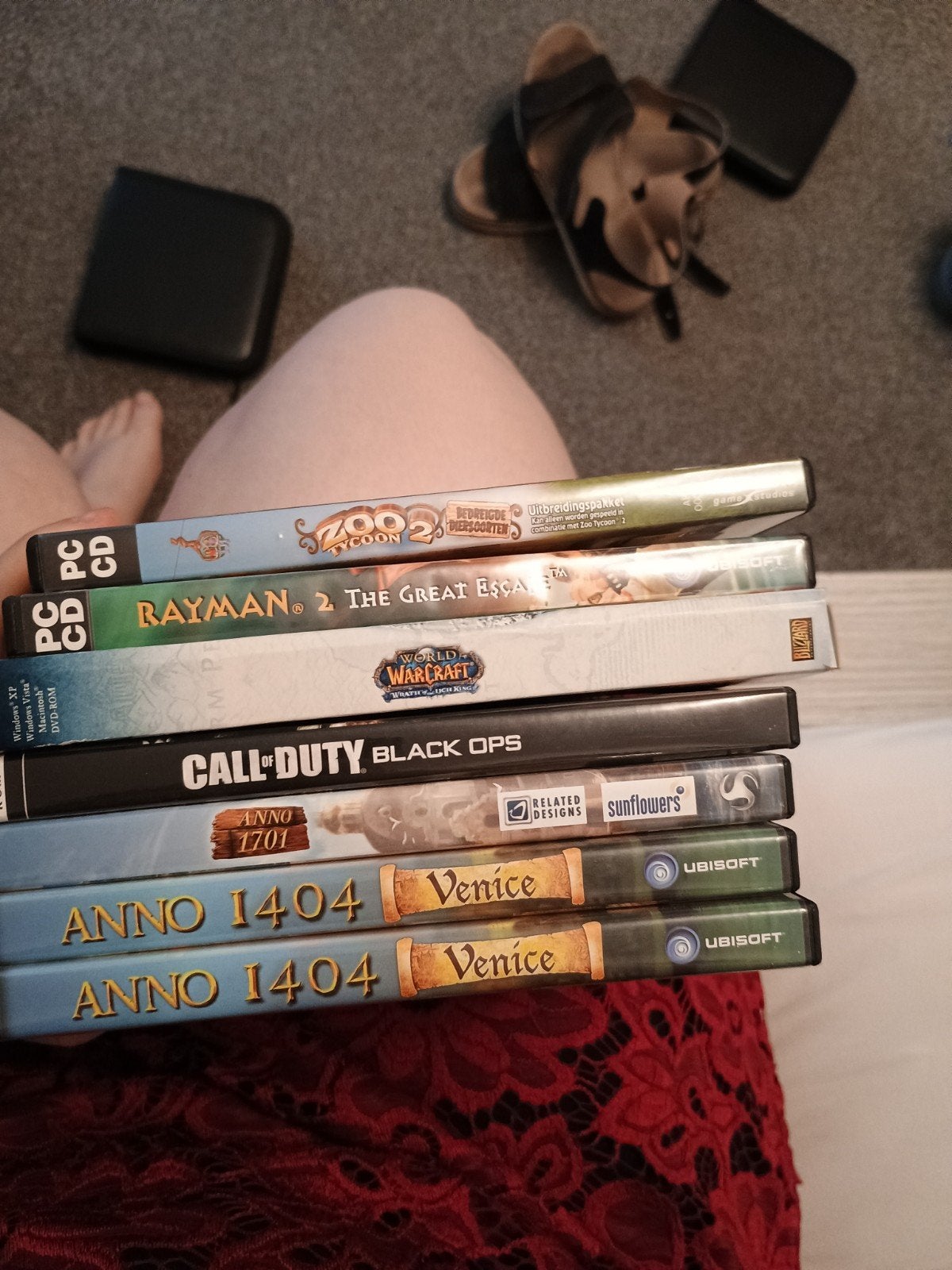 PC Games: Zoo Tycoon 2, Rayman 2, WoW, Call of Duty, Anno, Spelcomputers en Games, Games | Pc, Gebruikt, Overige genres, Ophalen of Verzenden