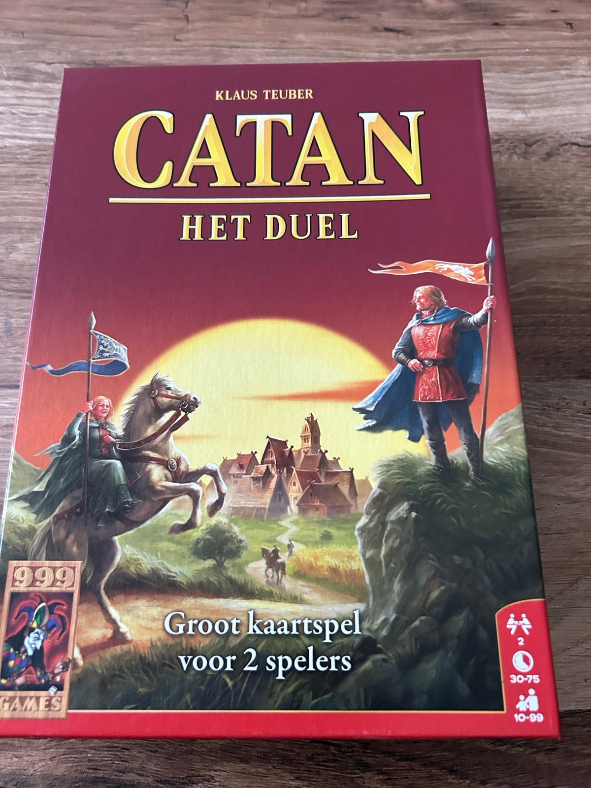 Catan: Het Duel - Groot kaartspel voor 2 spelers, Een of twee spelers, Ophalen of Verzenden, Zo goed als nieuw