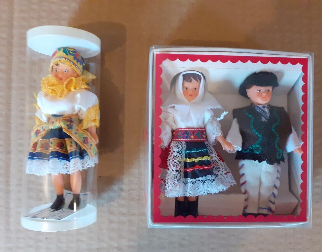 Klederdracht poppetjes folklore, Ophalen of Verzenden, Zo goed als nieuw