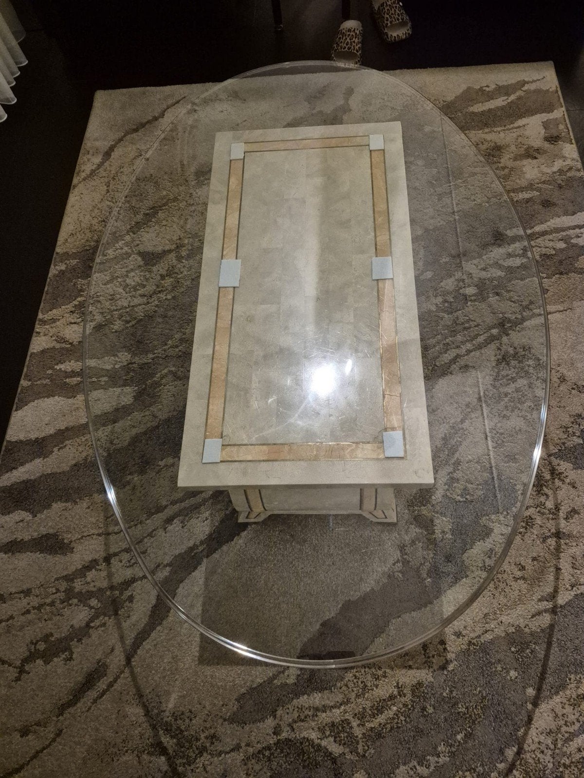 Geslepen glazen platen voor salon- en eettafel, Huis en Inrichting, Tafels | Salontafels, Ophalen of Verzenden
