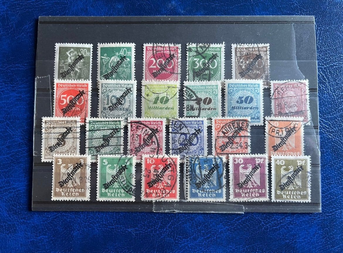 Postzegels Duitse Rijk kavel 44, Postzegels en Munten, Ophalen of Verzenden, Duitse Keizerrijk