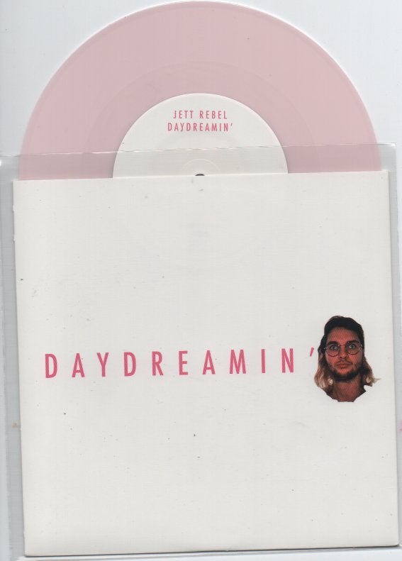 Jett Rebel- Daydreaming Roze Vinyl, Beschermende buitenhoes, Verzenden, Zo goed als nieuw, Pop