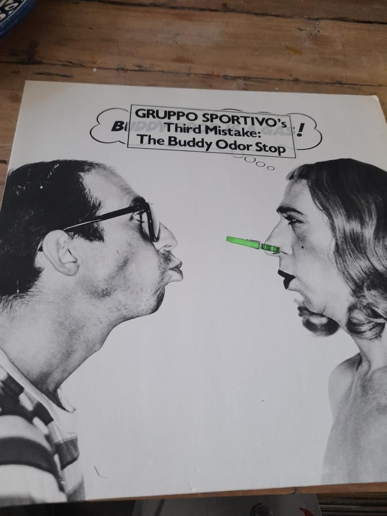 Gruppo Sportivo - The Buddy Odor Stop LP (1979), Ophalen of Verzenden, 1970 - 1979, Gebruikt, 12 inch