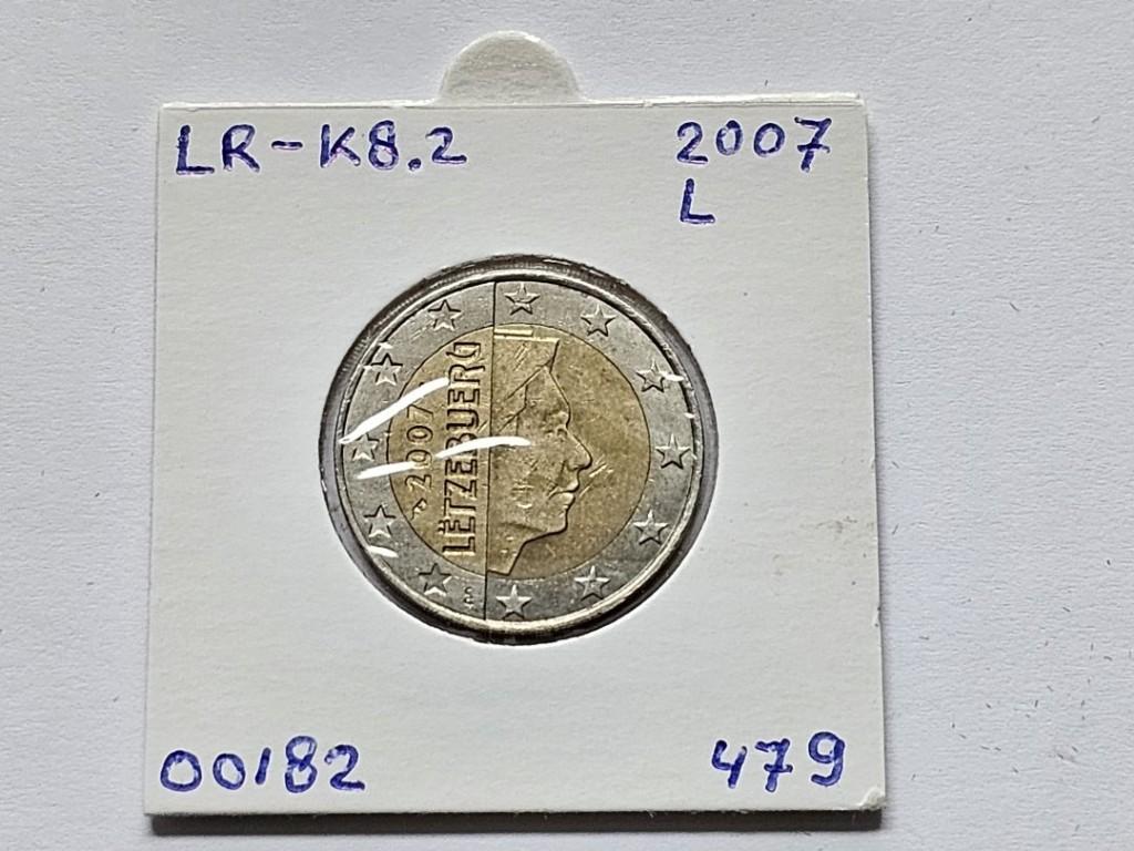 2-euromunt Luxemburg (L) 2007 Koers LR-K8.2, Ophalen of Verzenden, Luxemburg, 2 euro, Losse munt