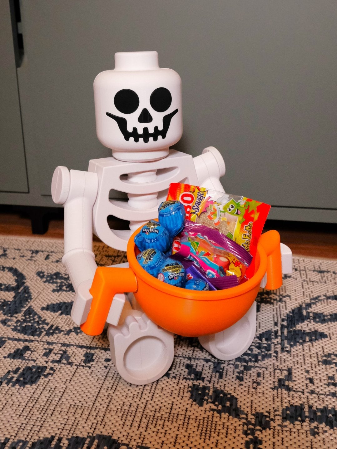 Lego Halloween Skelet Decoratie met Snoepkom of Zwaard, Ophalen of Verzenden, Nieuw